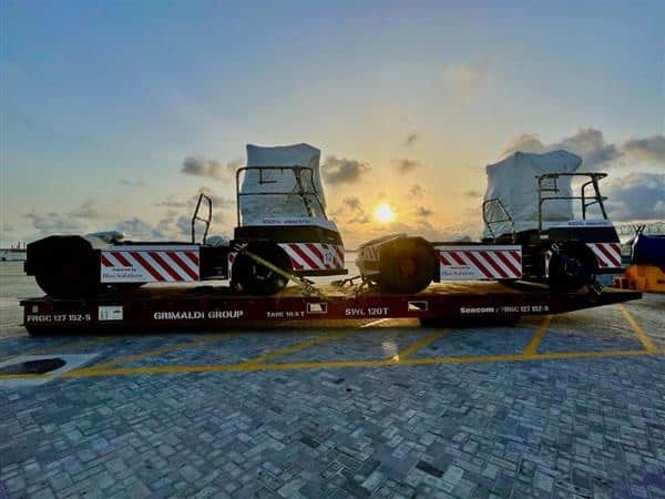 Côte d’Ivoire Terminal réceptionne 14 tracteurs électriques