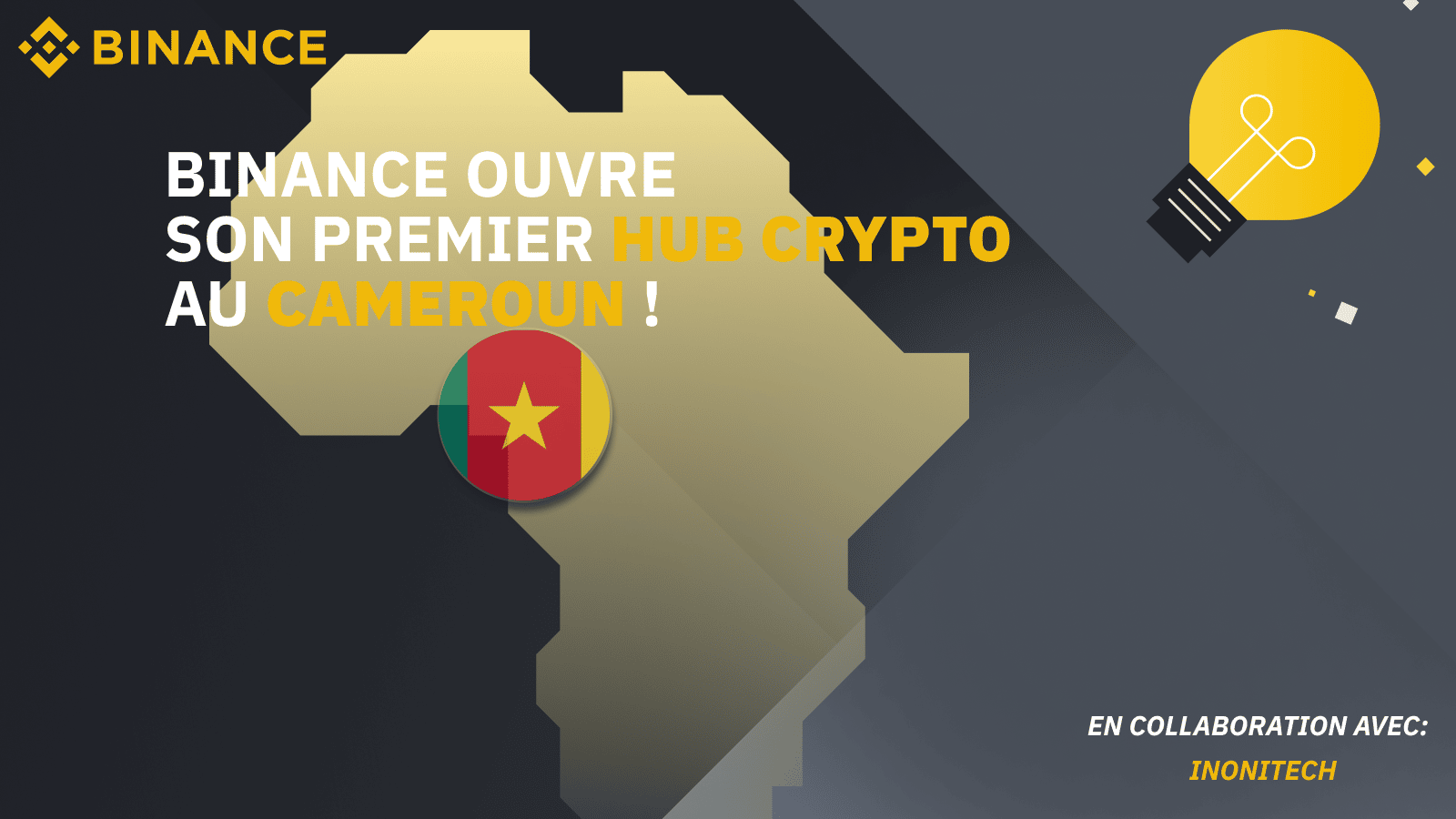 Binance lance un centre d&rsquo;éducation Crypto au Cameroun en collaboration avec Inoni Tech