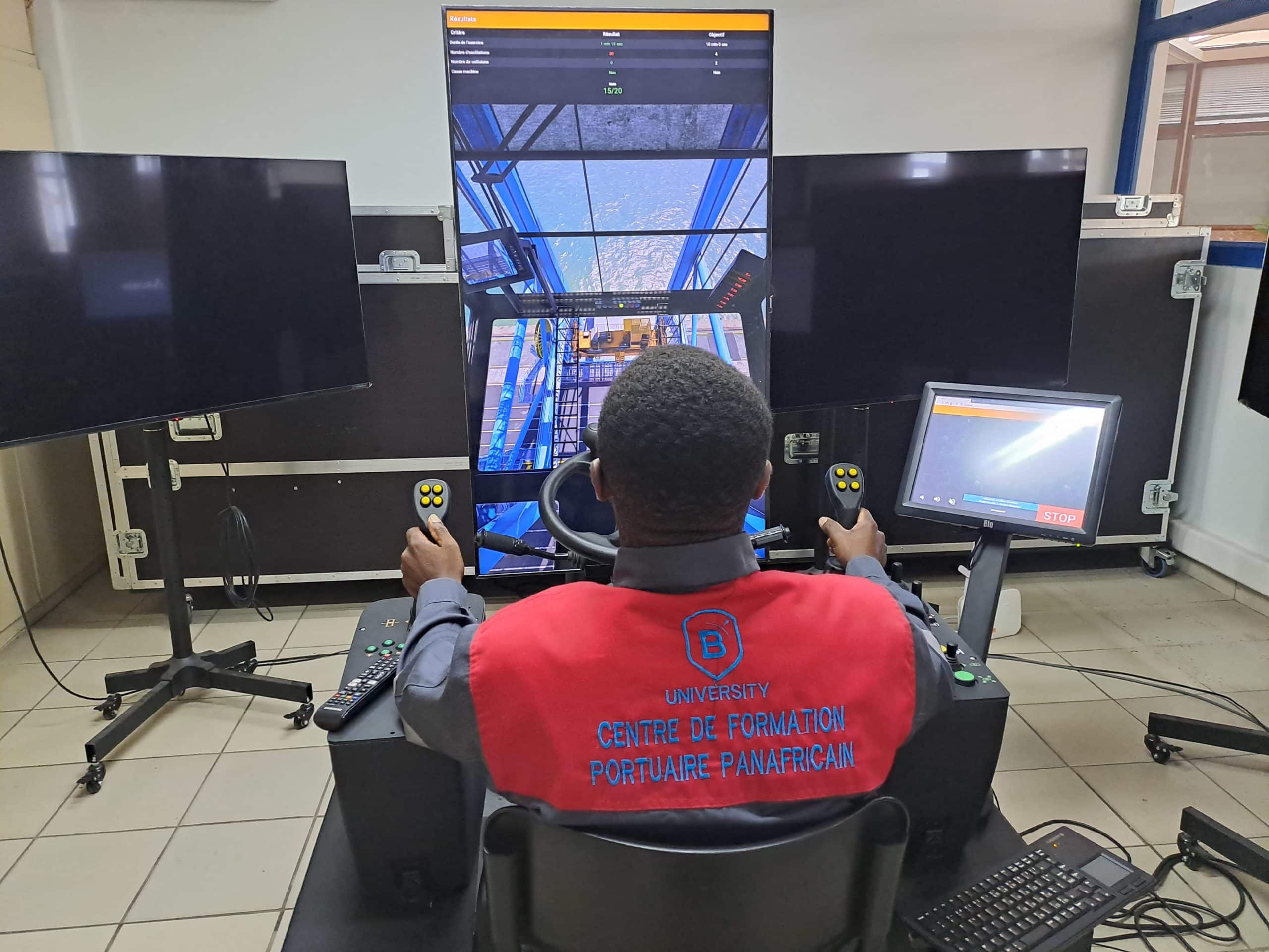 Bolloré Transport & Logistics Côte d&rsquo;Ivoire acquiert son premier simulateur dédié à la formation des métiers portuaires