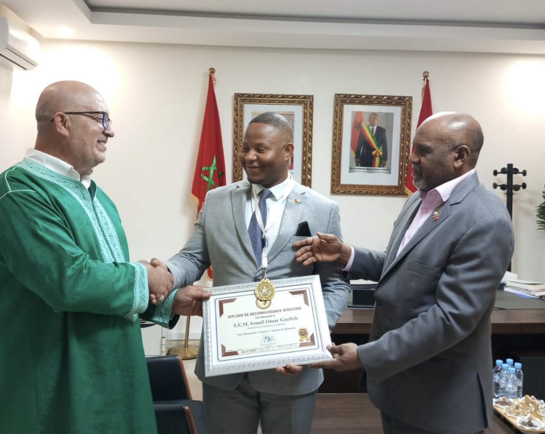 Le Président de la Guinée Bissau honoré par la Médaille de Reconnaissance Africaine