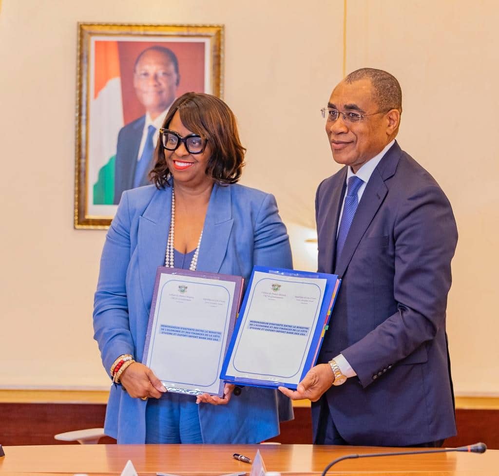 La Côte d’Ivoire signe un protocole d’accord de 500 millions de dollars avec Eximbank