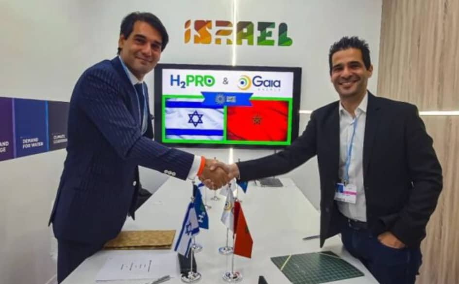 Partenariat entre des entreprises israélienne et marocaine pour la production d’hydrogène vert