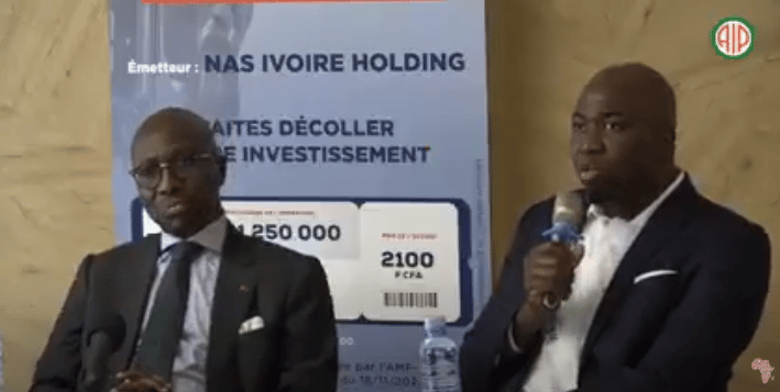 Nas Ivoire Holding en Bourse