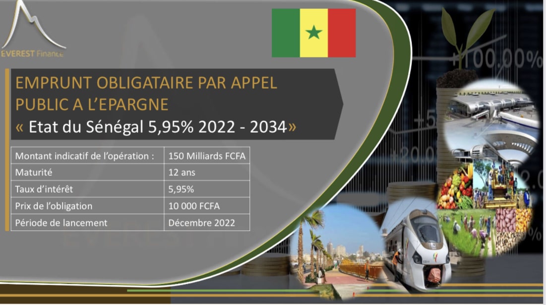 L’Etat du Sénégal de retour sur le compartiment obligataire de la BRVM
