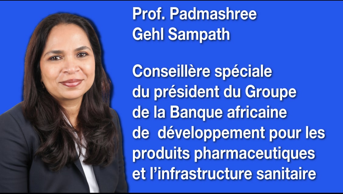 La professeure Padmashree Gehl Sampath nommée conseillère spéciale du président du Groupe de la BAD