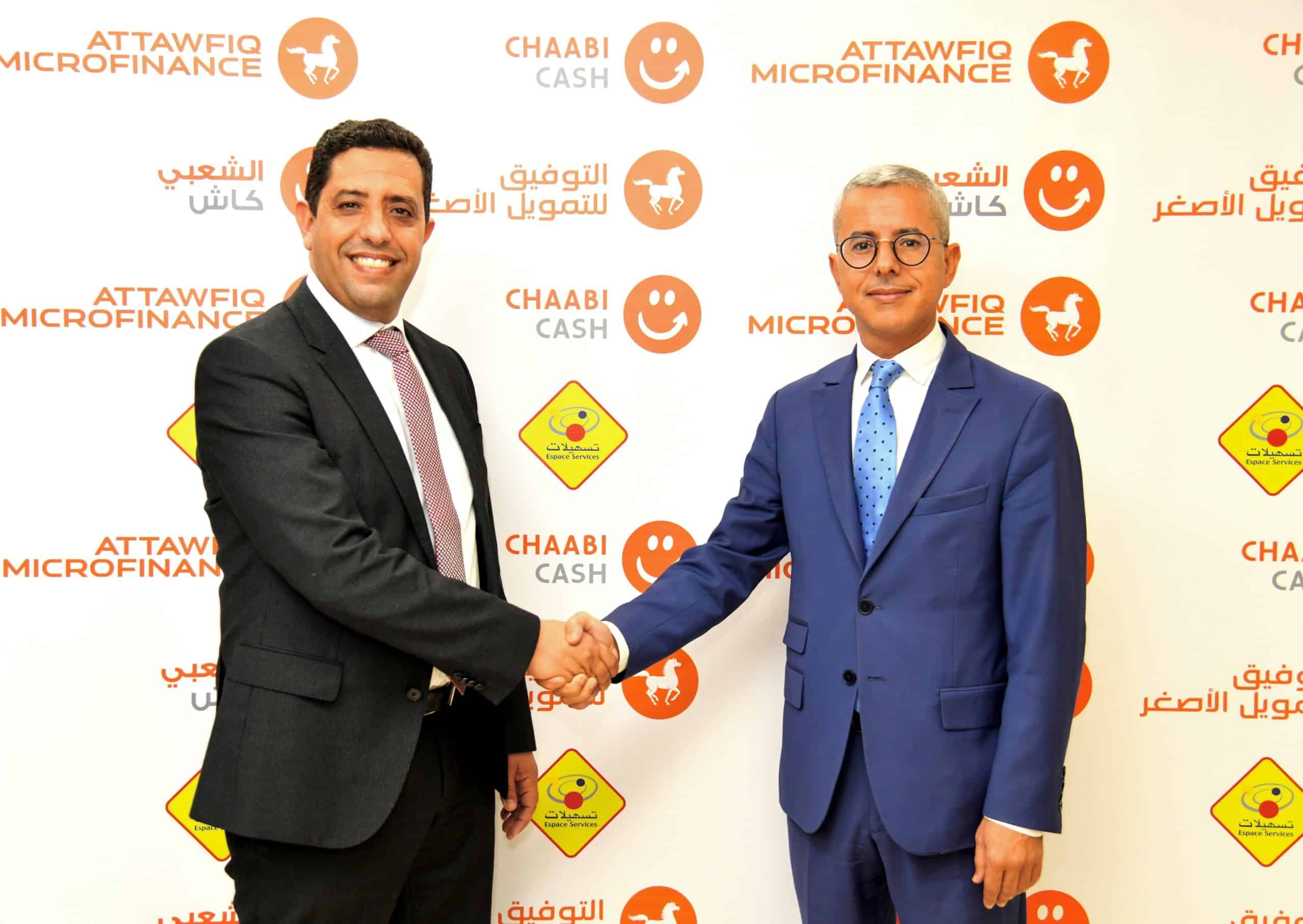 Inclusion Financière : Chaabi Cash et Attawfiq Microfinance s’associent pour le déploiement d’une offre multiservices