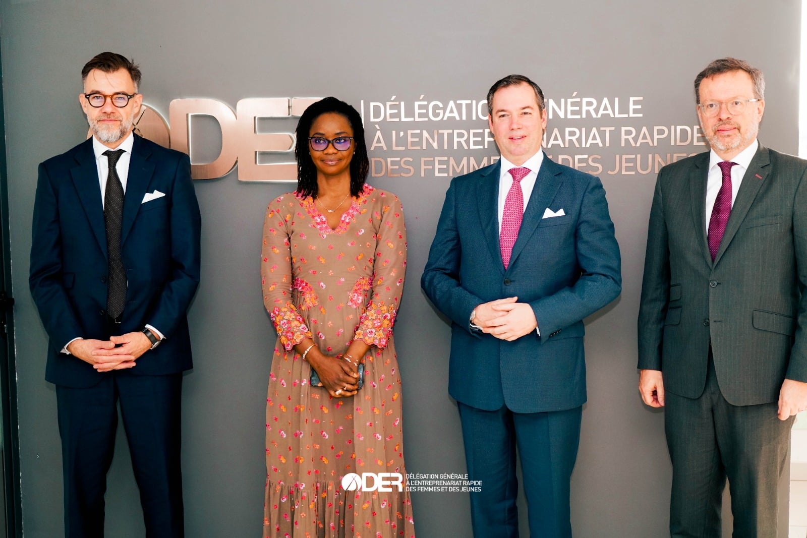 Visite de son altesse le Grand-Duc héritier du Luxembourg à la DER/FJ