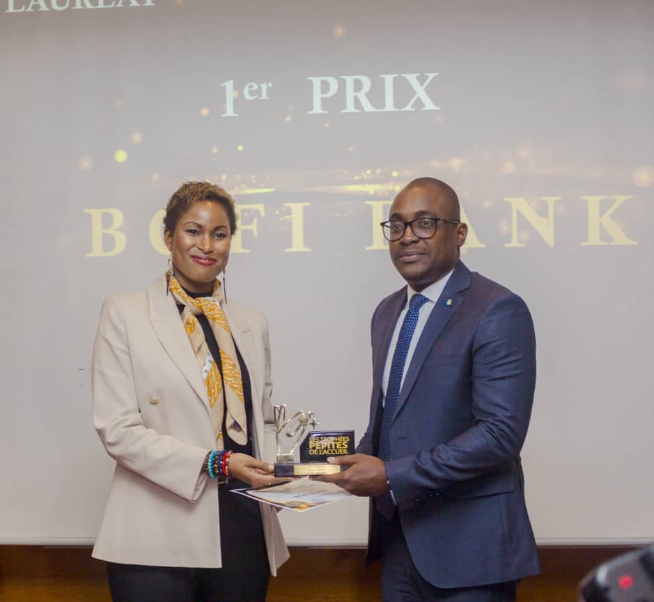 Côte d’Ivoire : BGFIBank reçoit le 1er prix des trophées « Pépite de l’accueil » du secteur bancaire