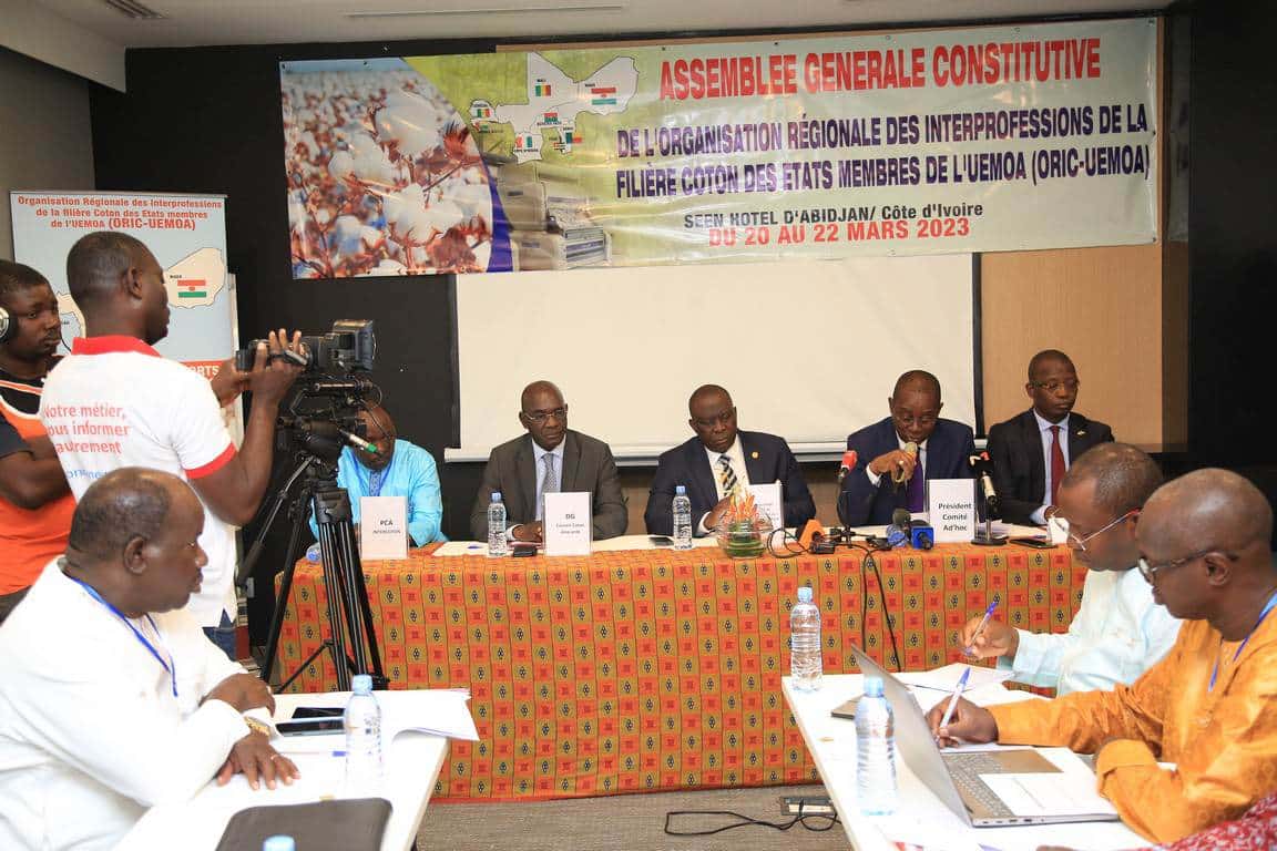 L’organisation régionale des interprofessions du coton voit le jour à Abidjan