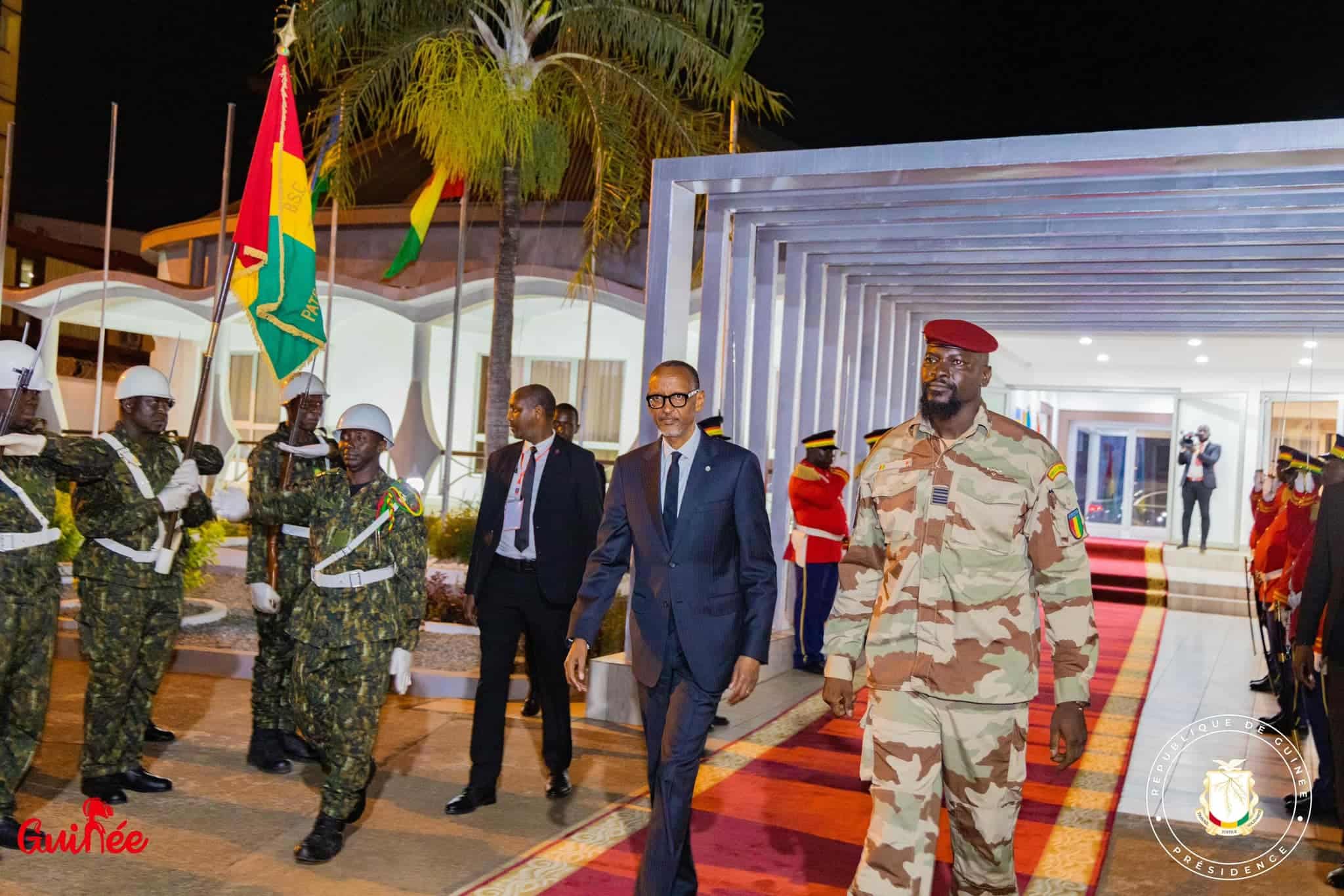 Guinée : Mamadi Doumbouya et Paul Kagamé décident de marcher ensemble