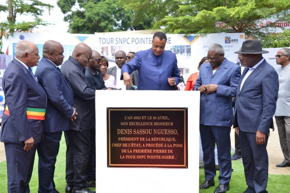 La SNPC lance les travaux de construction de sa future Tour à Pointe-Noire à l&rsquo;occasion de son 25e anniversaire