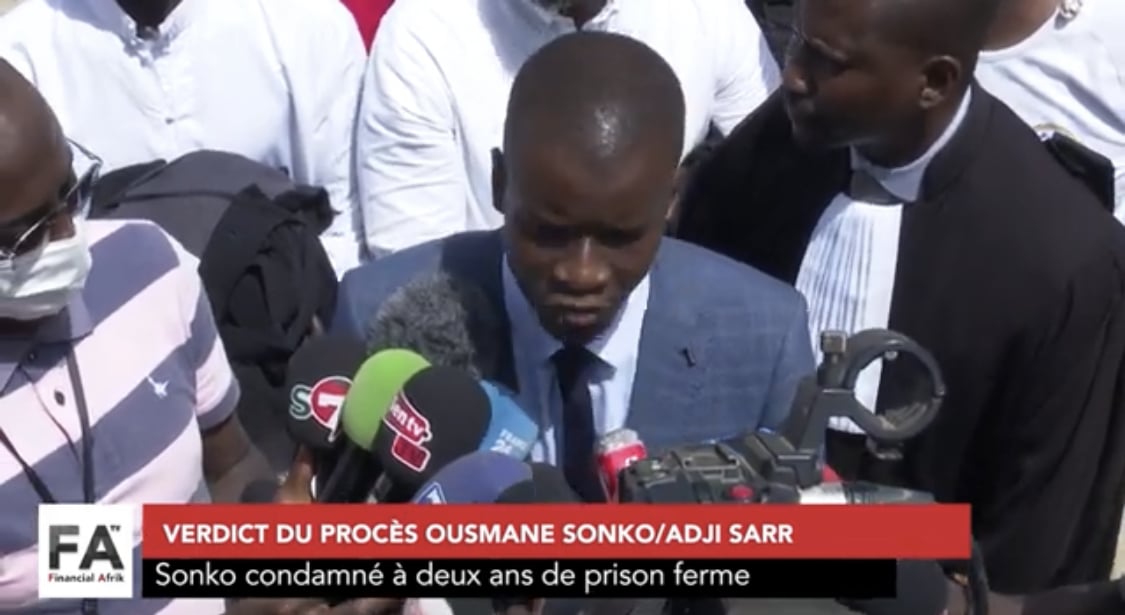 Sénégal : réactions à chaud suite à la condamnation de Ousmane Sonko