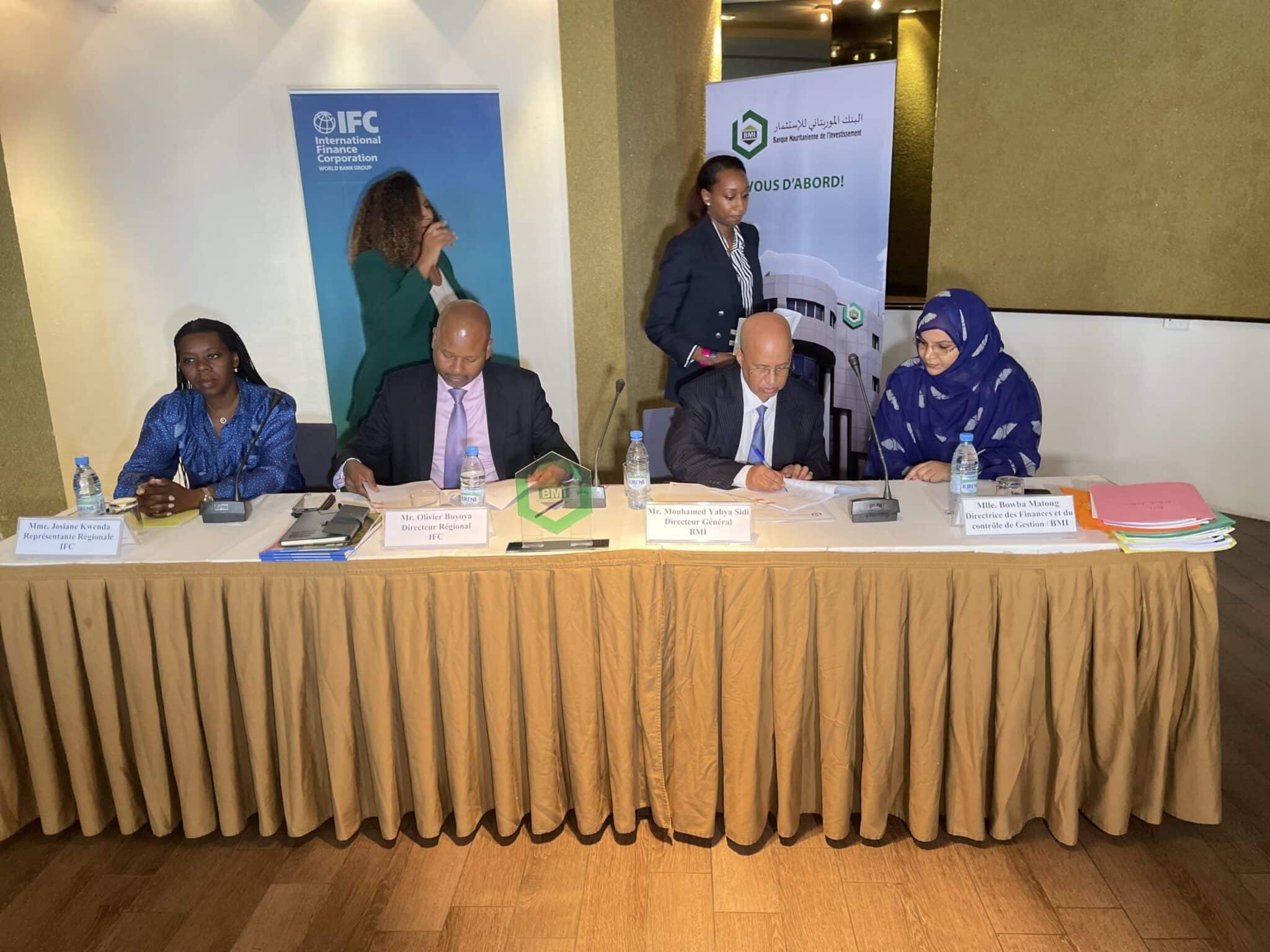 La SFI et la Banque mauritanienne de l&rsquo;investissement signent un accord de partenariat