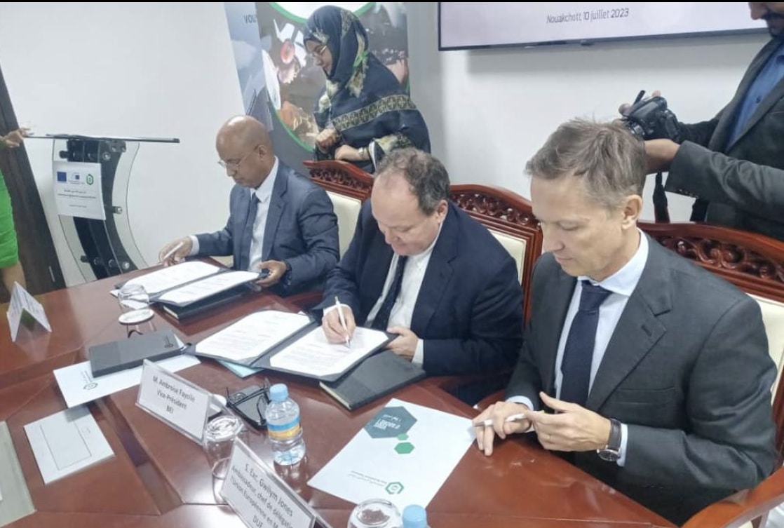 La Banque Mauritanienne de l’Investissement (BMI) obtient 20 millions d’euros et une garantie de portefeuille de la BEI 