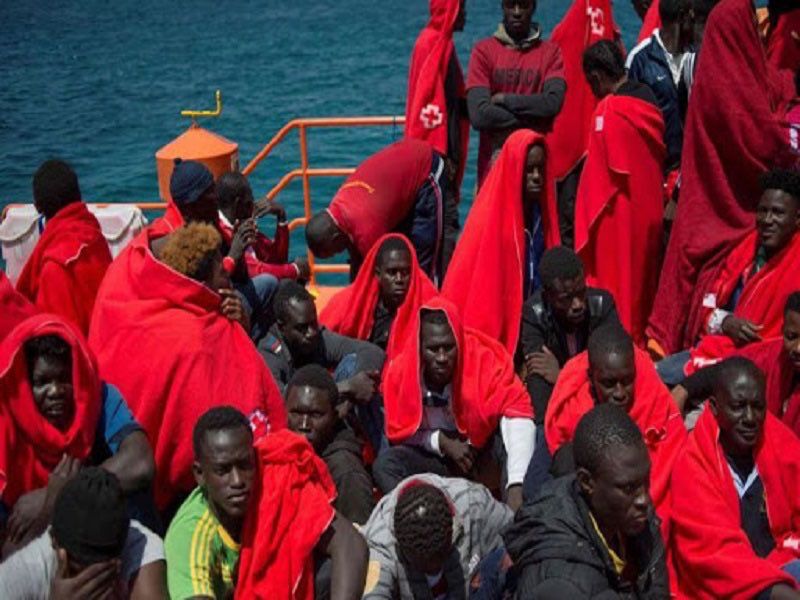 Des migrants sénégalais sauvés par les forces navales marocaines en haute mer