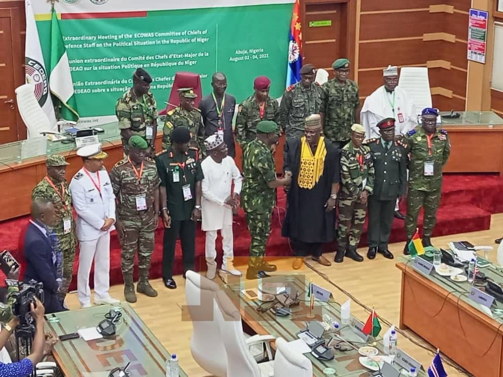 Niger : fin de la réunion des chefs d&rsquo;état-major de la Cédéao à Abuja, ce qu’il faut savoir