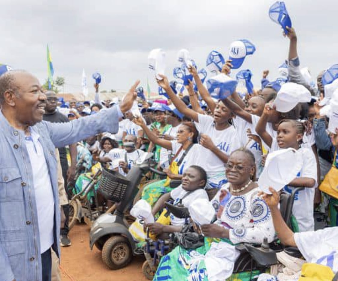 Gabon : Ali Bongo poursuit sa campagne axée sur l’investissement territorial 