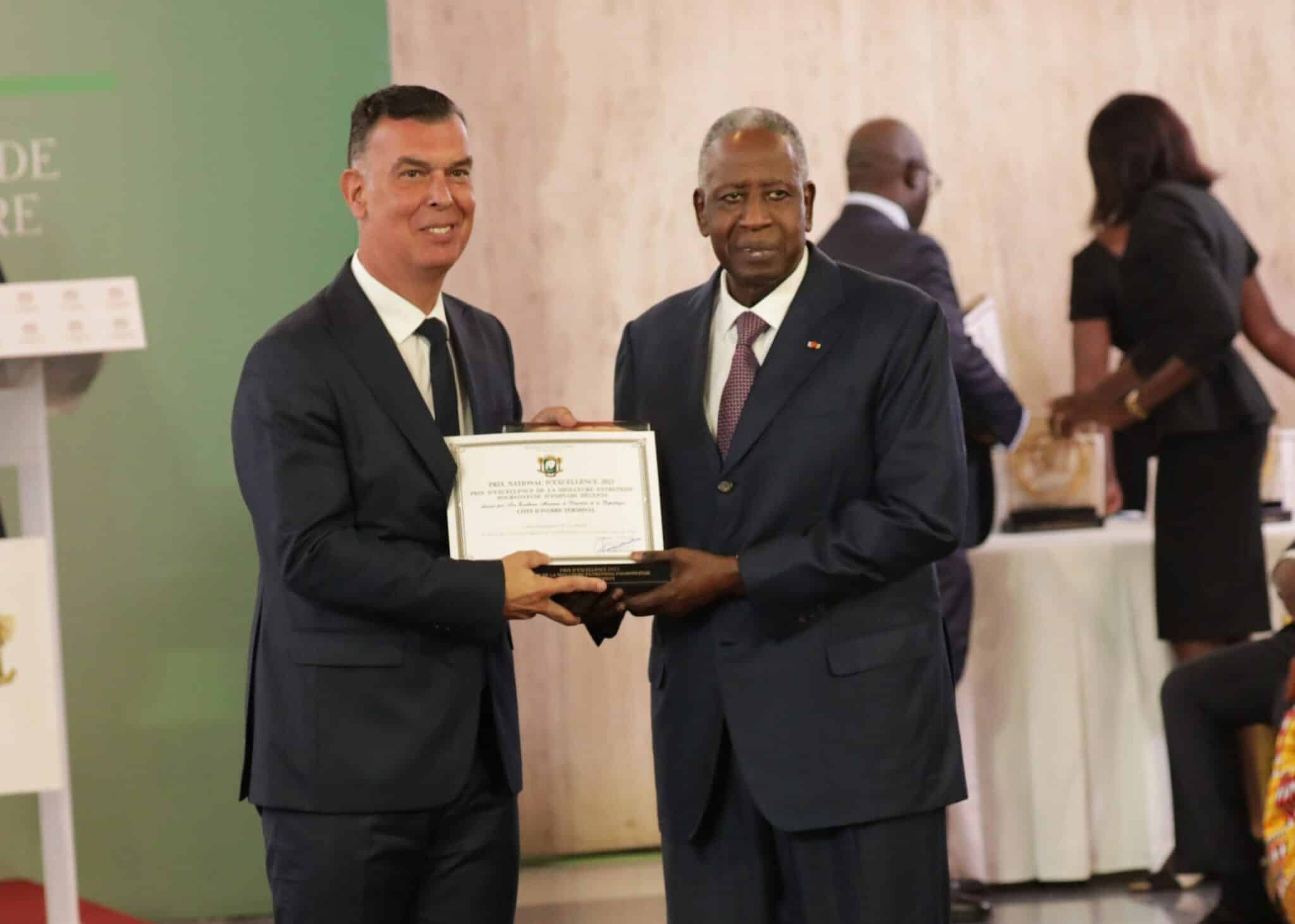Côte d&rsquo;Ivoire Terminal consacrée, 1ère entreprise pourvoyeuse d’emplois décents 2023 en Côte d&rsquo;ivoire