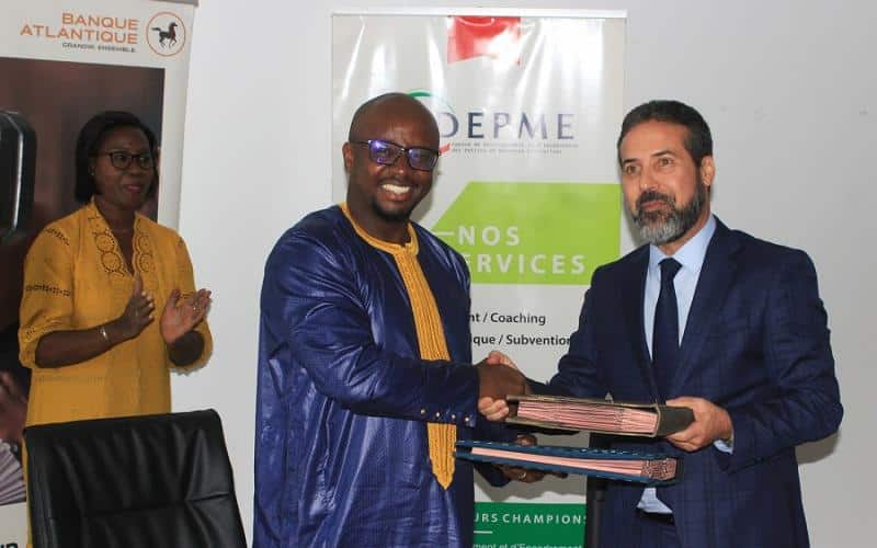 Sénégal : l’ADEPME pactise avec la Banque Atlantique pour soutenir le financement des PME