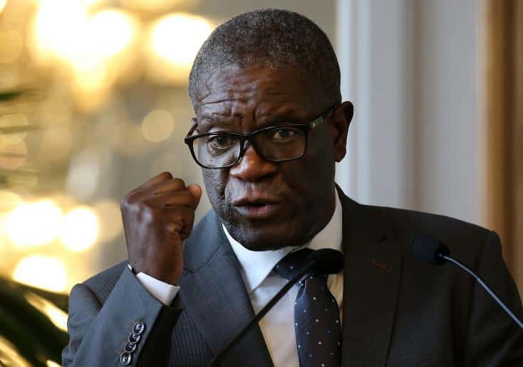 Dr Denis Mukwege, prix Nobel de la Paix, se lance officiellement dans la course à la présidence en RDC