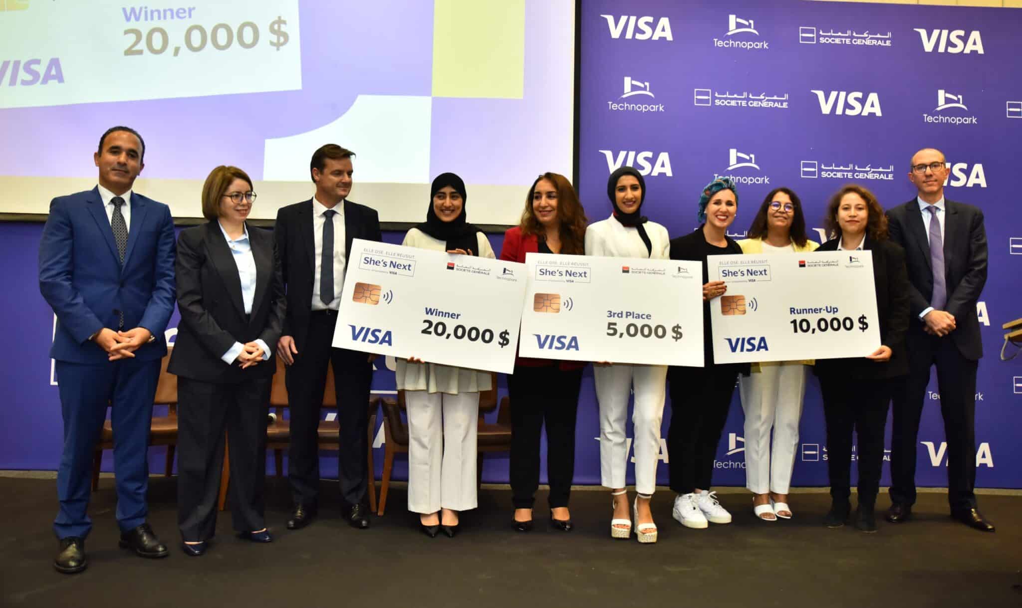 Visa et Société Générale Maroc annoncent les gagnants de la deuxième édition marocaine du programme She&rsquo;s Next