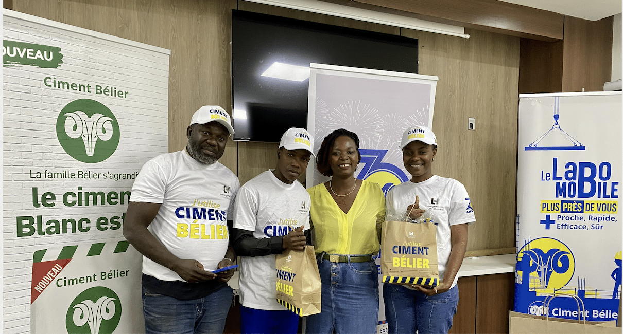 LafargeHolcim Côte d’Ivoire lance la première édition de l’Académie des Bâtisseurs
