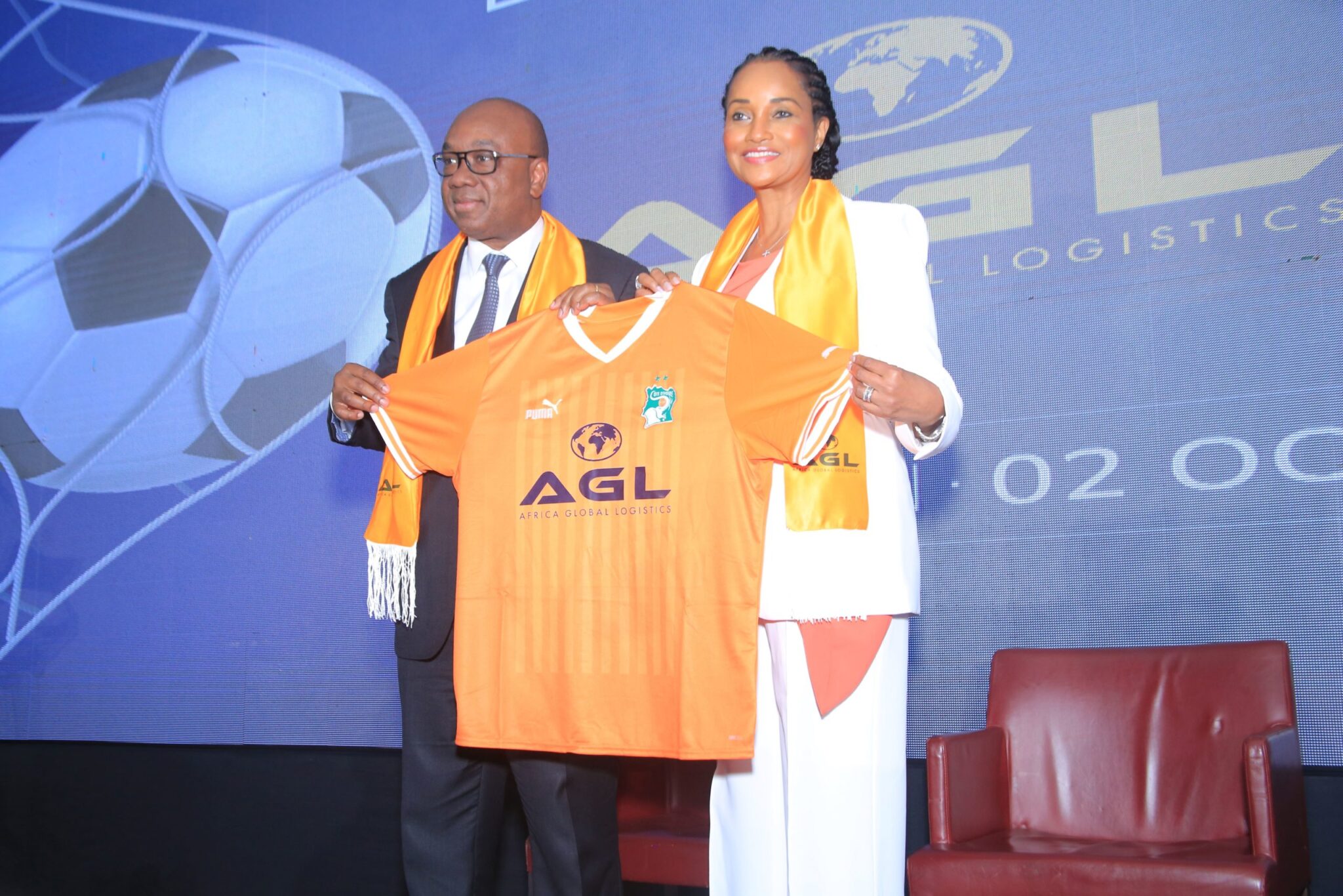 Africa Global Logistics, sponsor officiel de la fédération ivoirienne de football (FIF)