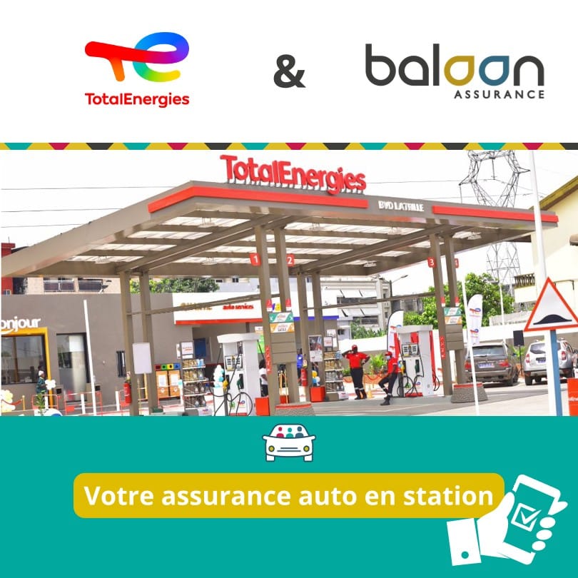 Baloon Assurance étend son partenariat avec TotalEnergies en Côte d’Ivoire pour plus d’assurance automobile et plus de sécurité