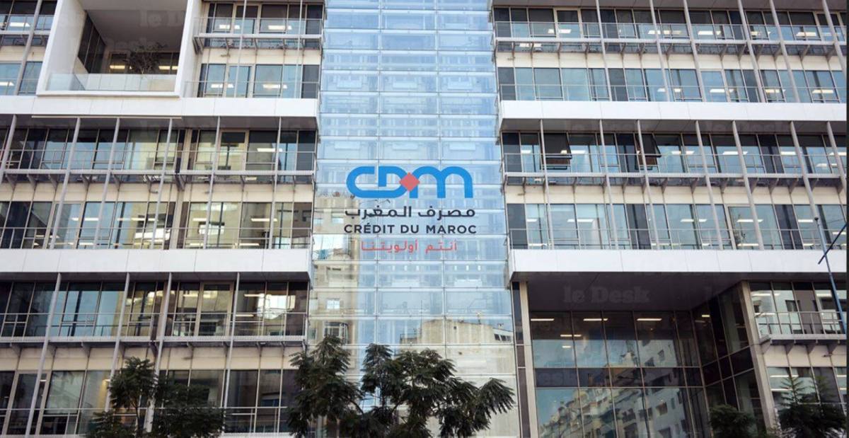 Banques : Légère hausse de 1,7% du bénéfice consolidé de Crédit du Maroc à fin septembre 2023