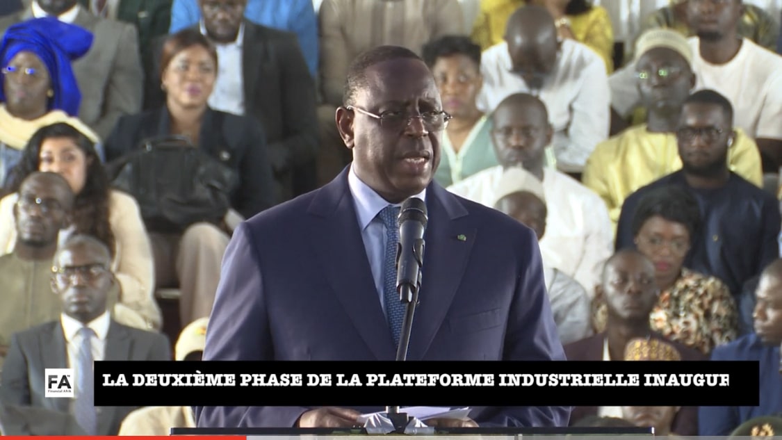 Sénégal : Macky Sall inaugure la phase 2 de la Plateforme industrielle internationale de Diamniadio (P2ID)