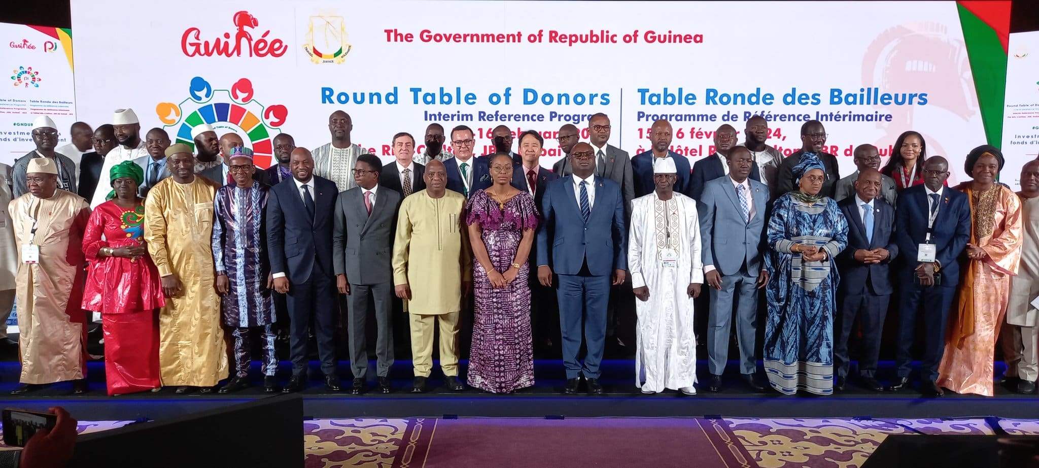 La Guinée mobilise 7 milliards de dollars auprès des bailleurs à Dubaï