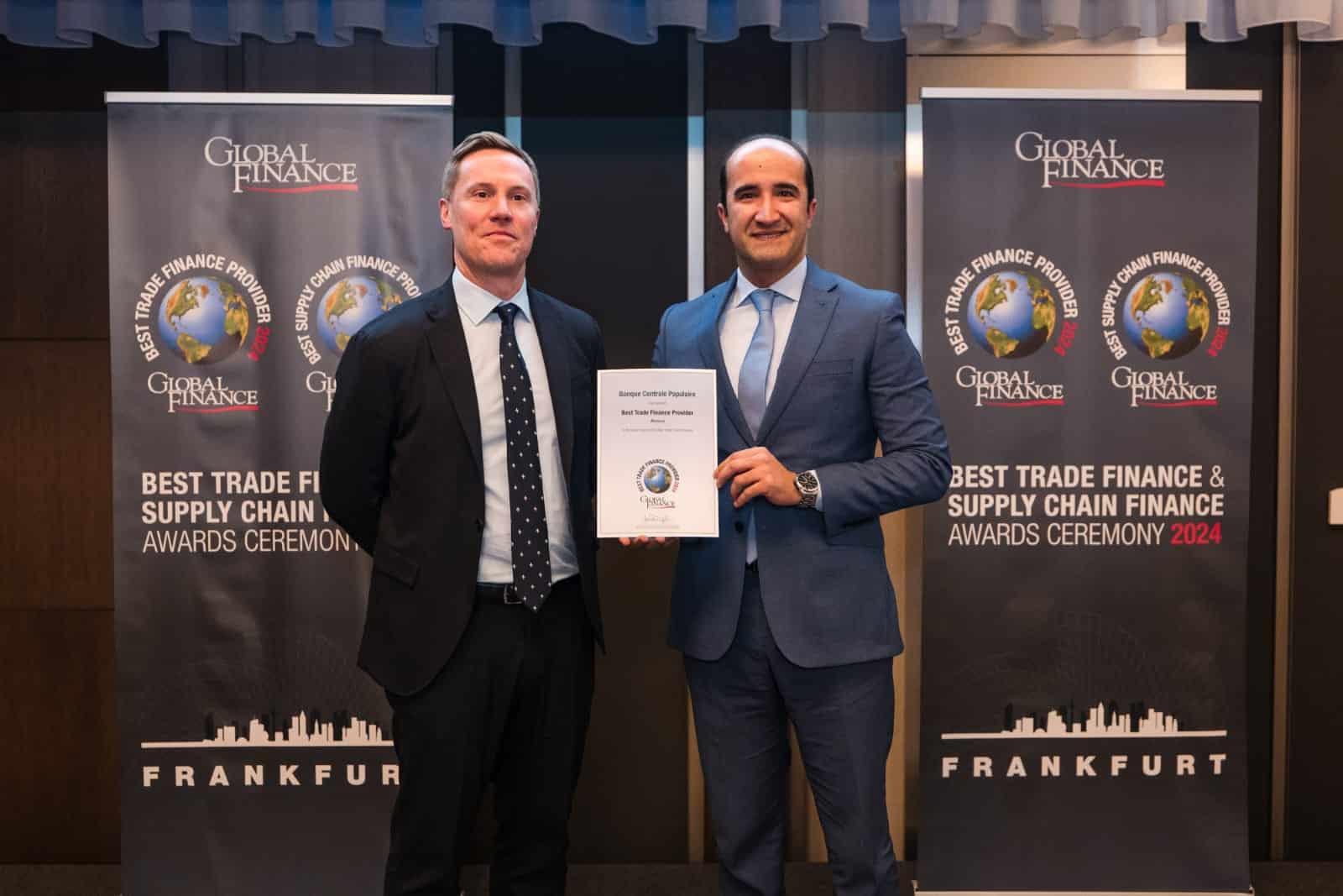 Le Groupe BCP, meilleure banque marocaine dans le domaine du Trade Finance pour la 3ème année consécutive