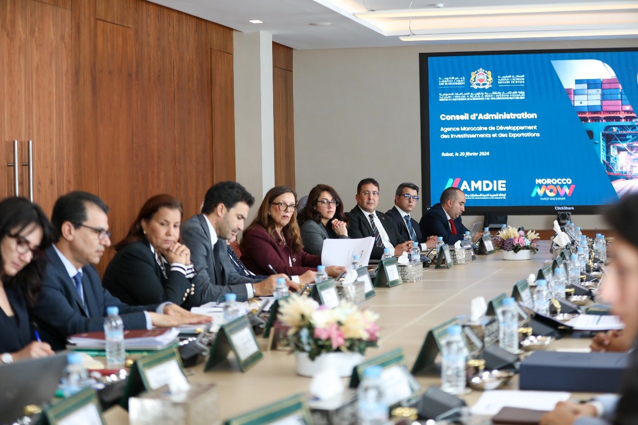 Conseil d’administration n°8 Agence Marocaine de Développement des Investissements et des Exportations