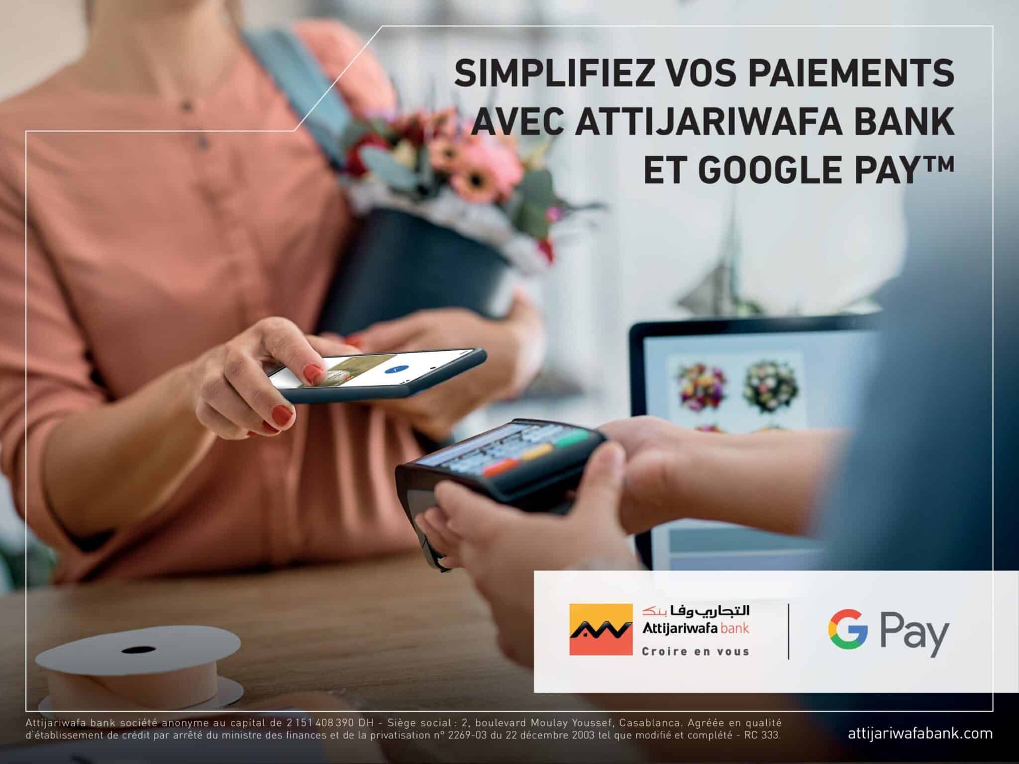 Attijariwafa bank lance la solution de paiement Google Pay pour ses clients au Maroc