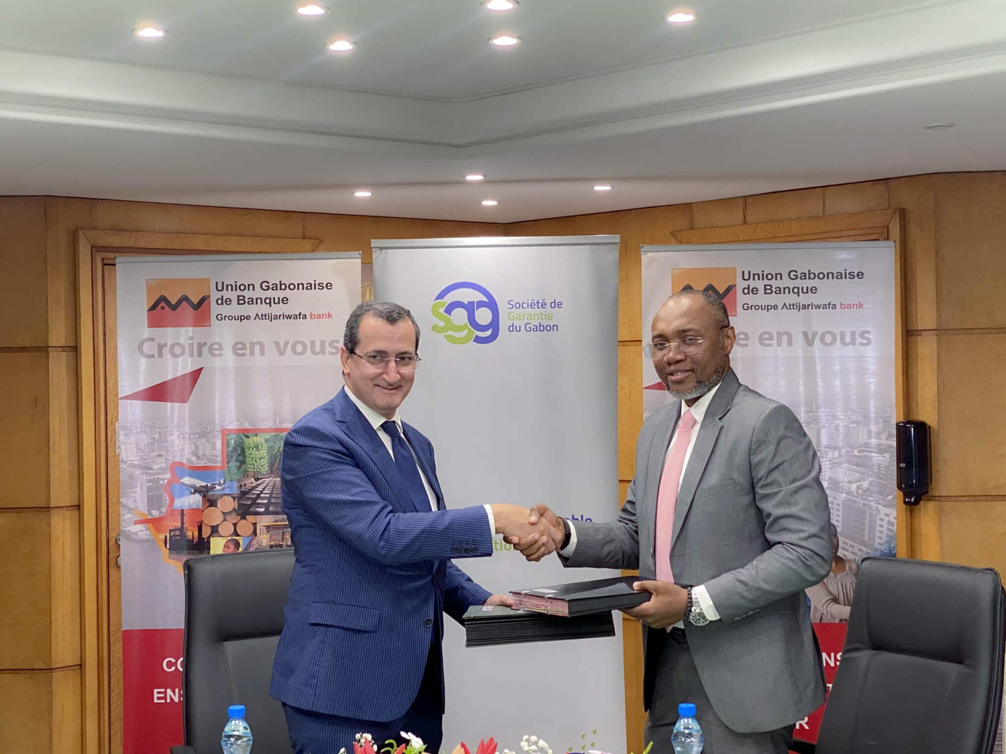 La Société de Garantie du Gabon et l’Union Gabonaise de Banque (UGB) signent une convention de garantie de portefeuille pour soutenir les PME/PMI