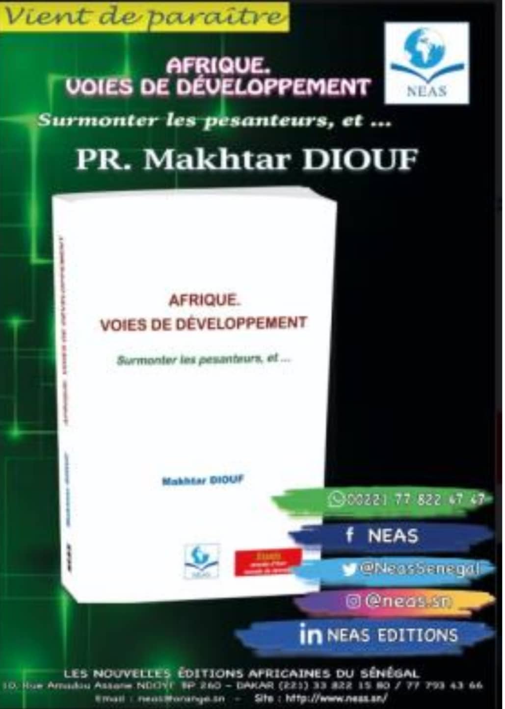 Notes de lecture sur le dernier livre du Professeur Makhtar Diouf