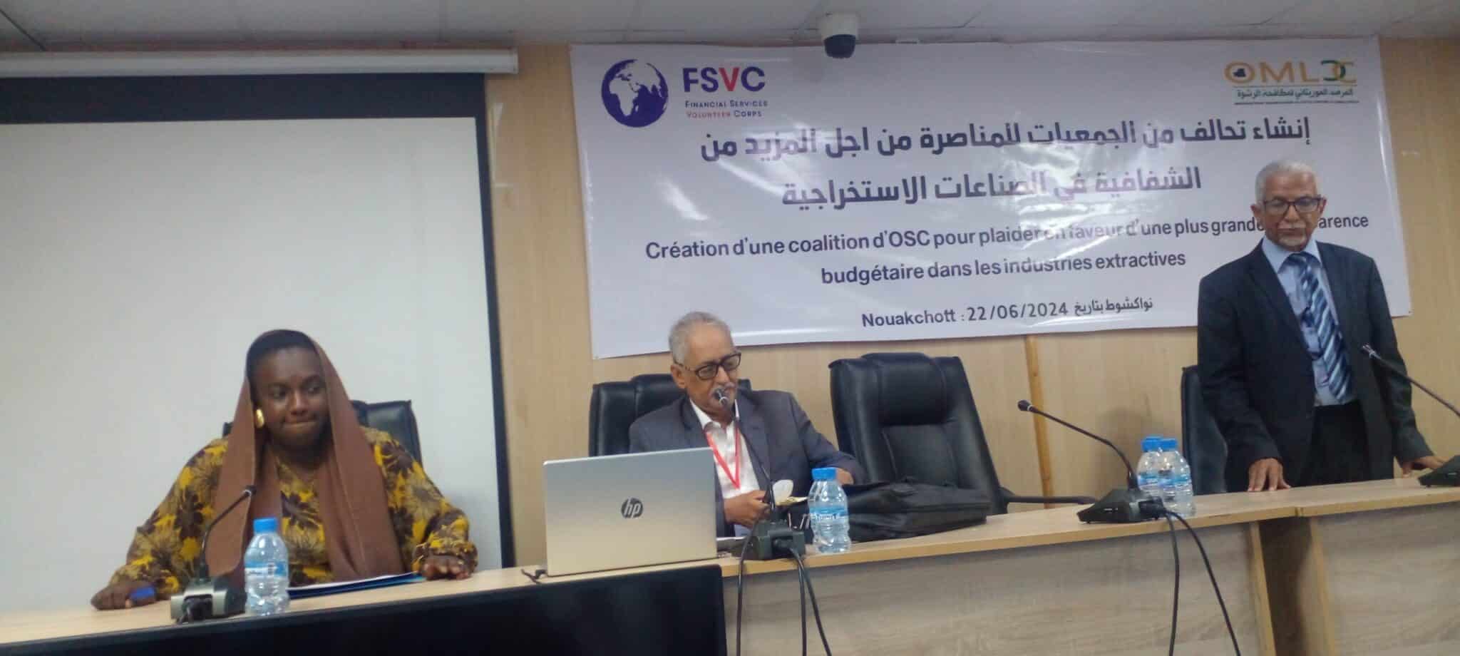 Mauritanie : Création d’une coalition d’OSC pour plaider en faveur d’une meilleure transparence budgétaire dans les industries extractives
