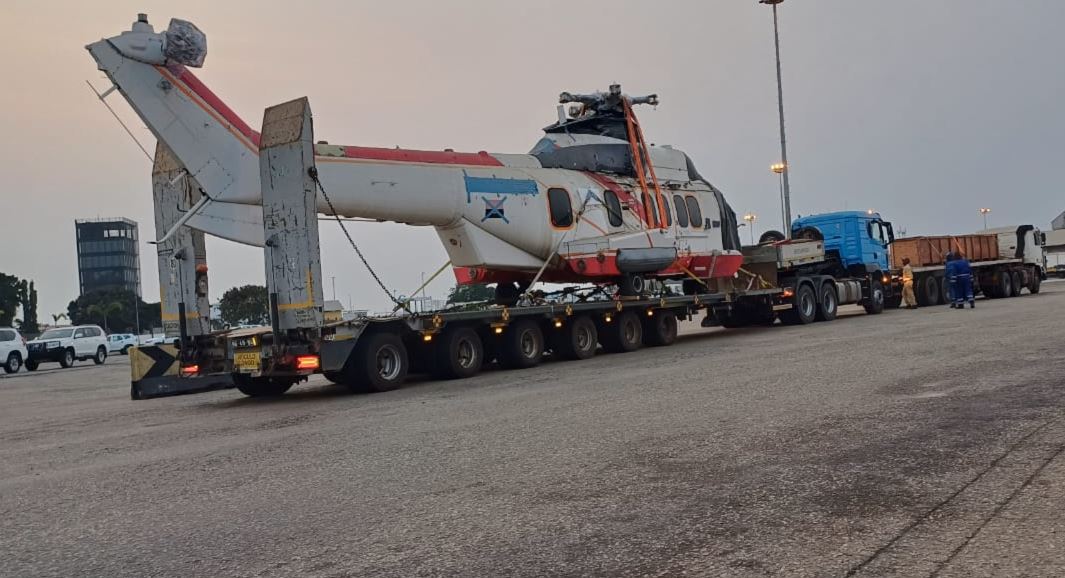 En Angola, AGL exporte un hélicoptère de plus de 6 tonnes vers la France 