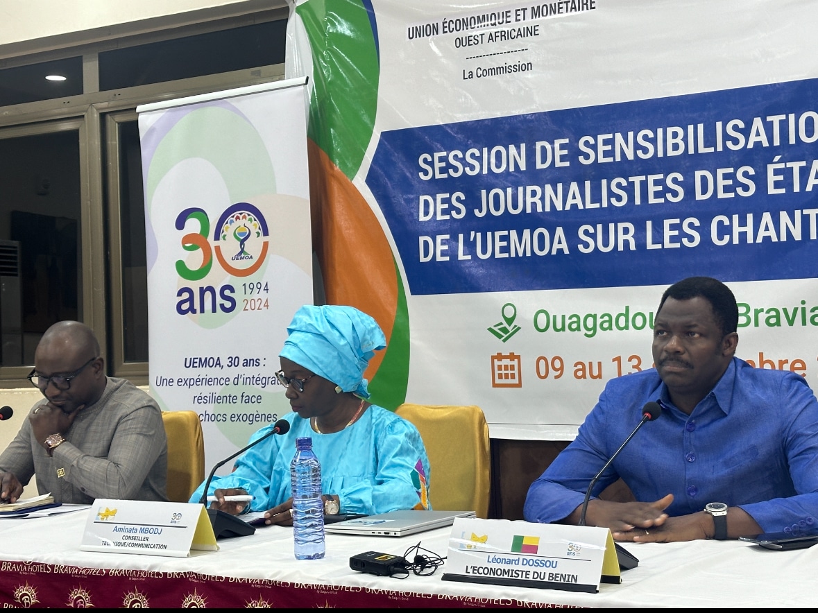 La Commission de l’UEMOA lance une session d’information et de sensibilisation des journalistes