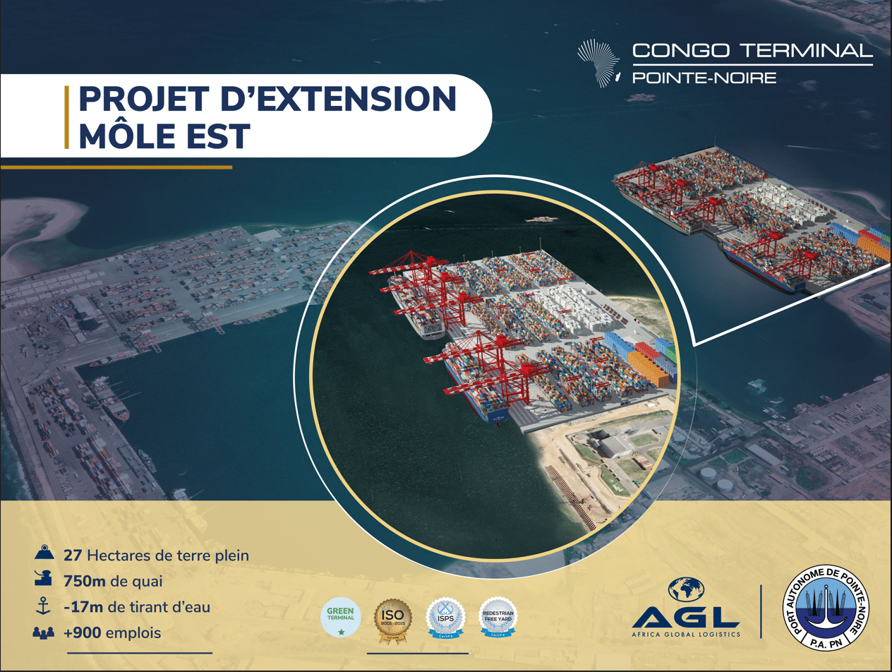Congo Terminal va investir plus de 400 millions d’euros dans un nouveau terminal portuaire au Port Autonome de Pointe-Noire