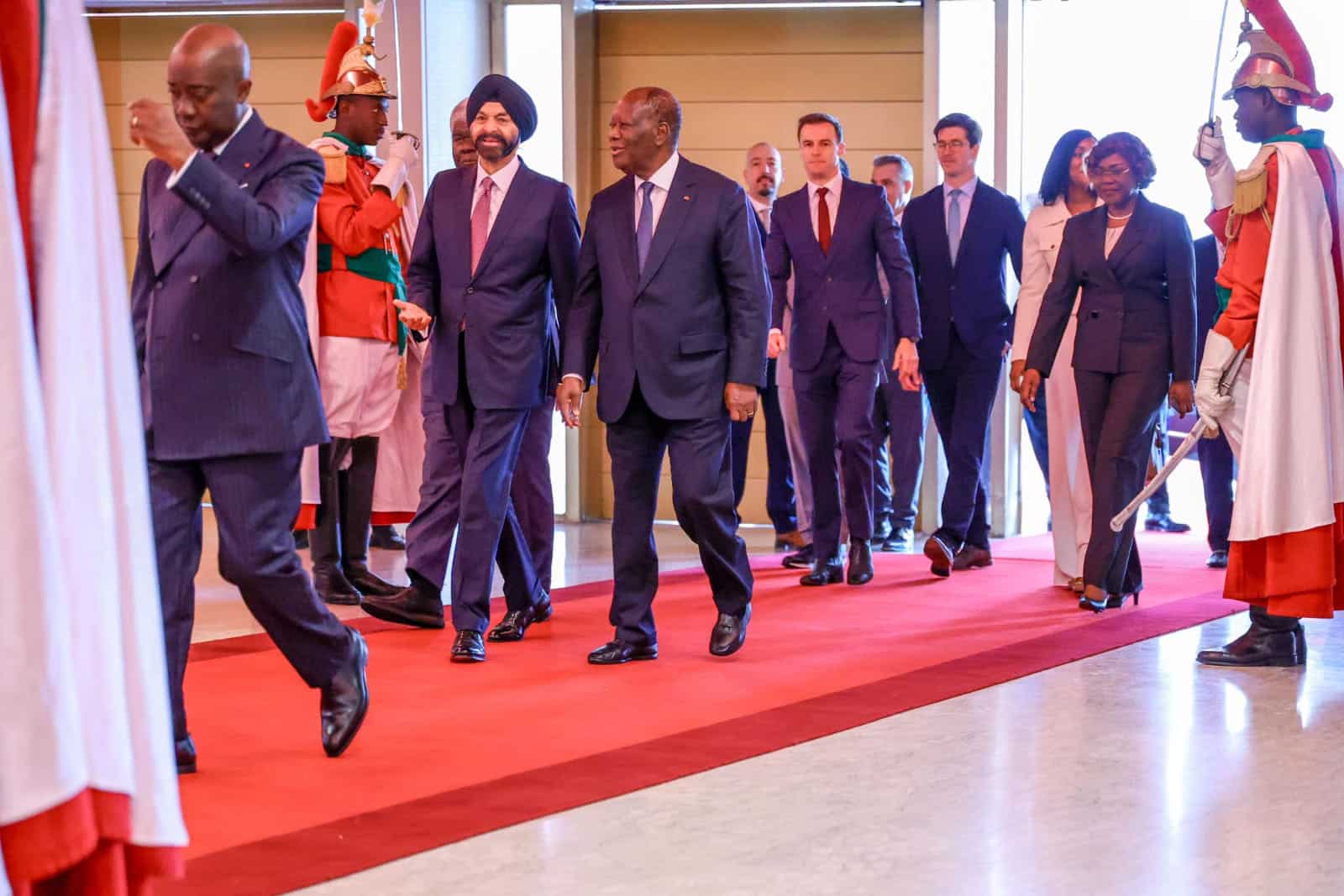 Alassane Ouattara et Ajay Banga évoquent les opportunités de financement et les projets à fort impact