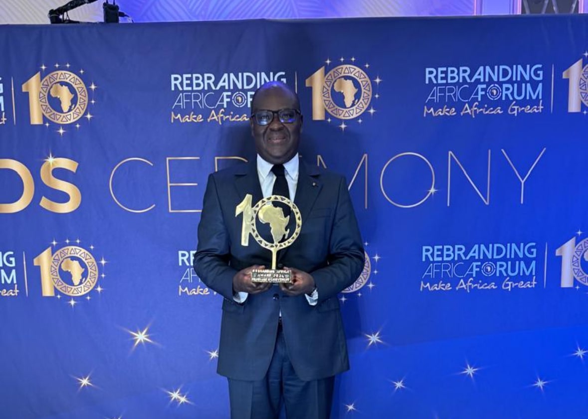 Rebranding Africa Forum (#RAF2024) : Dr Edoh Kossi AMENOUNVE primé