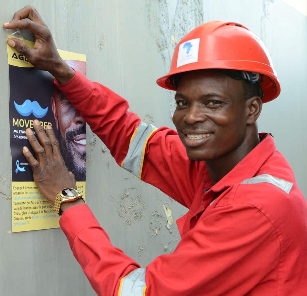 AGL Bénin et Bénin Terminal s’engagent pour la santé de leurs personnels masculins à l’occasion de Movember