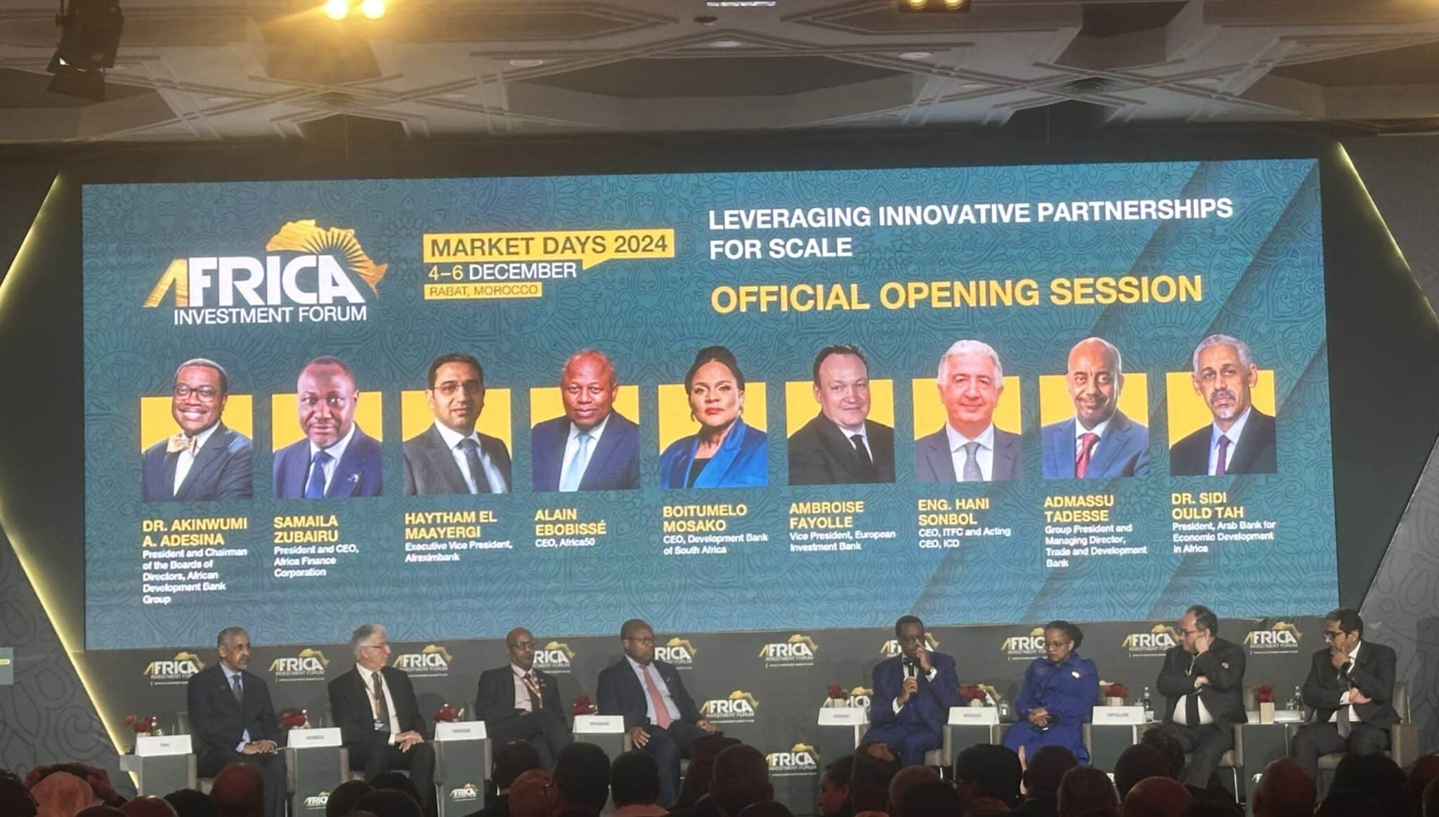A Rabat, coup d’envoi de l’Africa Investment Forum