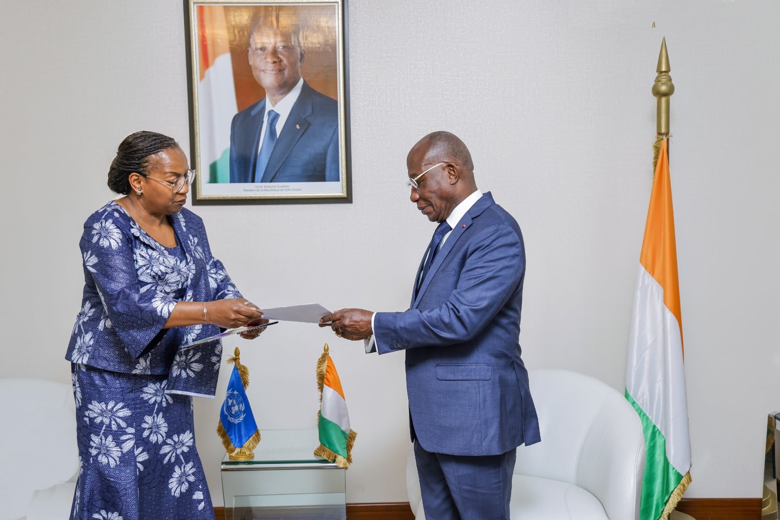 Hélène N&rsquo;Garnim-Ganga, nouvelle coordonnatrice résidente du Système des Nations unies pour le développement (SNUD) en Côte d&rsquo;Ivoire