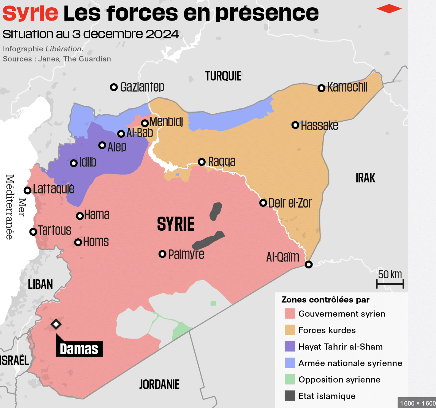La Syrie de l’après Assad vers un morcellement