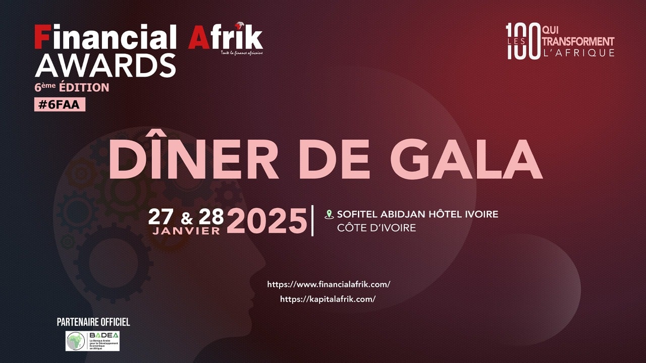 Financial Afrik Awards/Dîner de Gala : suivre le direct