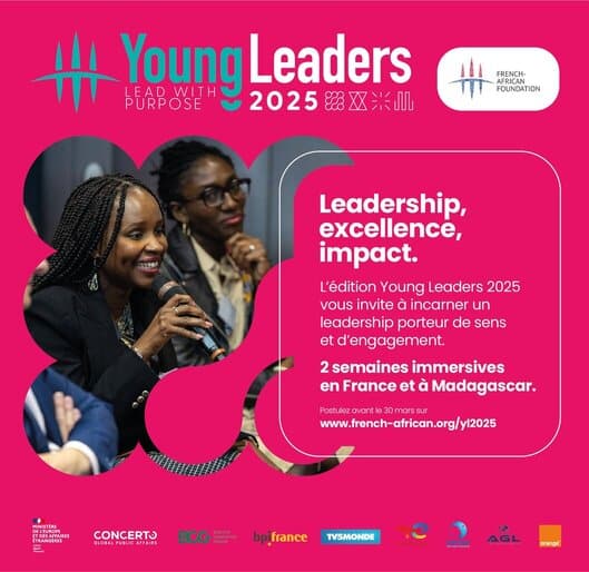 La French-African Foundation choisit Madagascar pour son programme Young Leaders  2025  