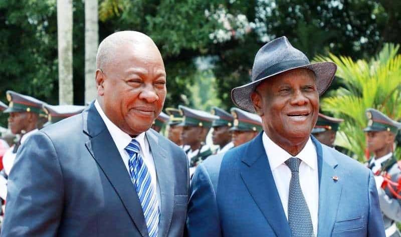 CEDEAO – AES : la mission d&rsquo;Alassane Ouattara à John Dramani Mahama