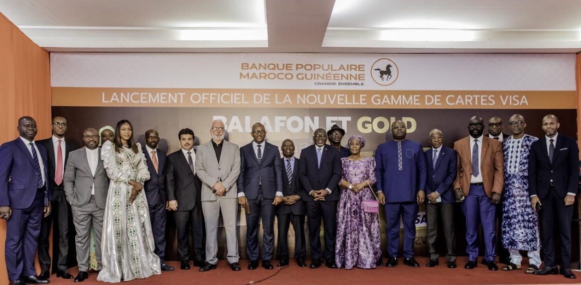 Guinée : la Banque Populaire Maroco-Guinéenne étoffe son offre de services avec le lancement des cartes Visa « Gold » et « Balafon »